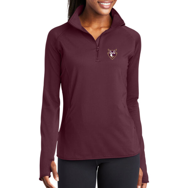 Owls - Women's Sport Wick ® Stretch 1/4 Zip Pullover Thumbnail