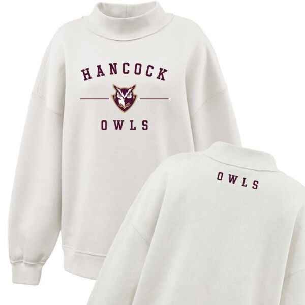Hanock Owls Varsity Mockneck Thumbnail
